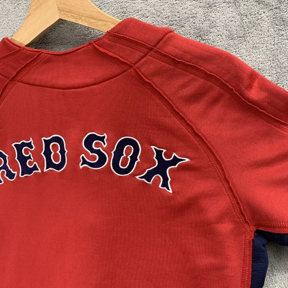 Nike Red and Navy Baseball Jersey Top - Picture 8 of 8